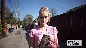 blonde doll jesse saint BEGS bryan gozzling to fuck her rough...