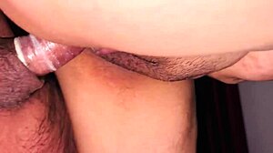 her heart raced saying yes to condom as she bent horny before stepbrother's cock