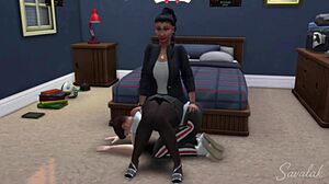 Two mistresses dominate young boyfriend in full submission story