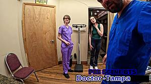 Dr Tampa Gives Luci Starr Her First Gyno Exam Close-Up!
