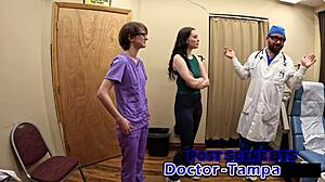 Dr Tampa Gives Luci Starr Her First Gyno Exam Close-Up!