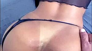 Brazilian Wife's Big Ass Rides Homemade Hard
