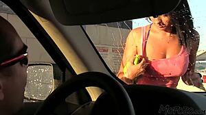 hey horny car washer let's get into that sloppy 69 now