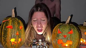 My halloween squirt explosion tests your cum control to the end