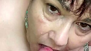 french maid marie chienne sucks two guys with uro play