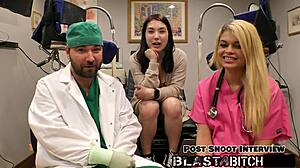 Nurse mina moon you suck my cock so good now bend over for doggystyle in hospital