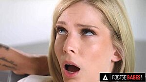 blonde candee licious feet and ass get fucked hard