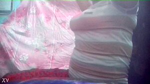 Mithi’s Horny Bangladeshi Big Tits Tease in Bra on Cam Group Show