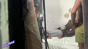 Behind scenes wet milf pussy licked in lingerie porn shoot