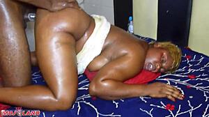 you ready for this ebony babe's wet pussy taking big black cock quickie?