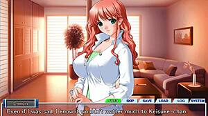 sneak into ane to boin english part 5 with tempting big tits and crossdressing vibes