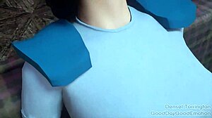 Resident Evil Giantess Inflates With Huge Monster Ass Belly Tall!