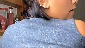 Mexican Latina Teen's Huge Ass In Leggings