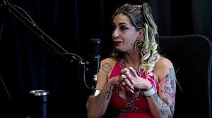 julia fontanelli, a girl helped with anxiety had a bank robber client into gangbang fetish tip on sheer red