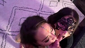 Mari Galore and Yoya Grey Sloppy Double Blowjob Deepthroat Ass Lick Rimjob