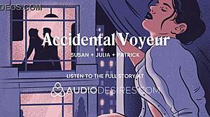 she fingers pussy watching neighbors fuck voyeur hotel roleplay...