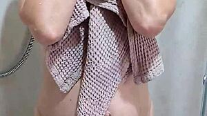 Seductive Naked Housewife Cleans Home Bare