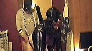 Girlfriend Pegs Sissy Boyfriend's Ass on Cam to Cum