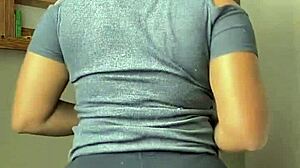 Mexican Latina Teen's Huge Ass In Leggings