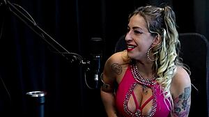 julia fontanelli, a girl helped with anxiety had a bank robber client into gangbang fetish tip on sheer red
