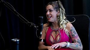 julia fontanelli, a girl helped with anxiety had a bank robber client into gangbang fetish tip on sheer red