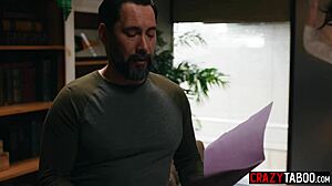little puck fucks huge tits milf principal rough office sex??