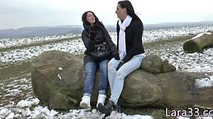 classy bigtits british milf cougar pussy licked by glamorous teen lesbian babe in lingerie stockings heels