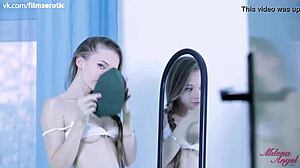 Milena Angel's Military Girl Uniform Tease!