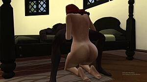 Redhead Hotwife Craves Monster BBC Anal Pounding