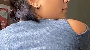Mexican Latina Teen's Huge Ass In Leggings