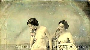 Victorian Gentleman Confesses Erotic Group Sex with Hairy Pussies in Vintage 4some