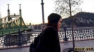 Jamie Young 18+ Orgasms on Budapest Anal Ride