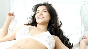 oops, sexy korean girlfriend in lingerie needs your cum right now