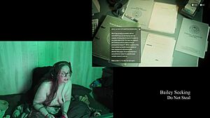 Naked BBW Brunette's Big Ass And Tits Bounce In Glasses Lake House Game Playthrough