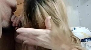 Vivi Guedez - BBW Blonde Milf's Face Flooded With Massive Cumshot