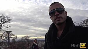 hunt4k. sexy redhead cheats on dumb bf for cash... ugh!