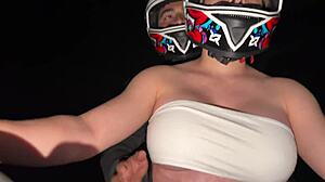 damn, picking up braless latina client soaked my panties quick