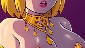 zelda fucked hard by futanari urbosa in lesbian comic