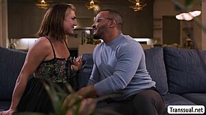 Horny Shemale Barebacks Tipsy Black Dude In Drunken Anal Frenzy