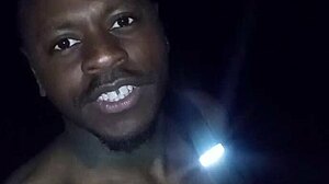 privately flashing my natural tits under moonlit jeans