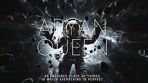 norwegian redhead queen's huge ass takes deep anal dildo fucking close up