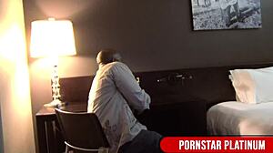 angel summers' round ass bounces wild on prince yahshua's mocha monster cock in dirty homemade action