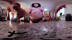 Tiny Devoured by Jane Judge's Giantess Kitchen Feet VR