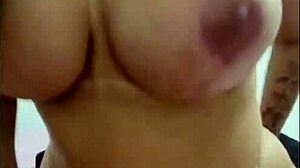brazilian blonde wife with huge tits rides and takes anal creampie