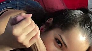 wellington prado's huge cock blowjob ends with my mouth full of cum