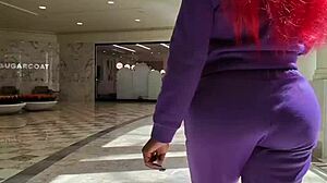 darkchocolatebarbie shakes big ass bbc backstage compilation