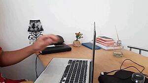 Mature Woman Takes Repairman's Thick Cock Deep Anal