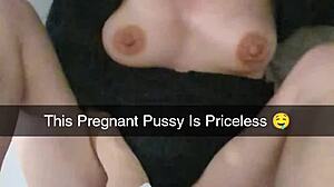 imagine your pregnant milf paying that debt on snapchat while your buddy watches her submit completely.