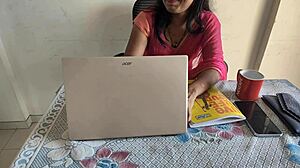 desi indian bhabhi working in office so i brutally fucked her pussy at work