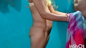 Boyfriend delivers hot blowjob then pounds Indian girlfriend hard